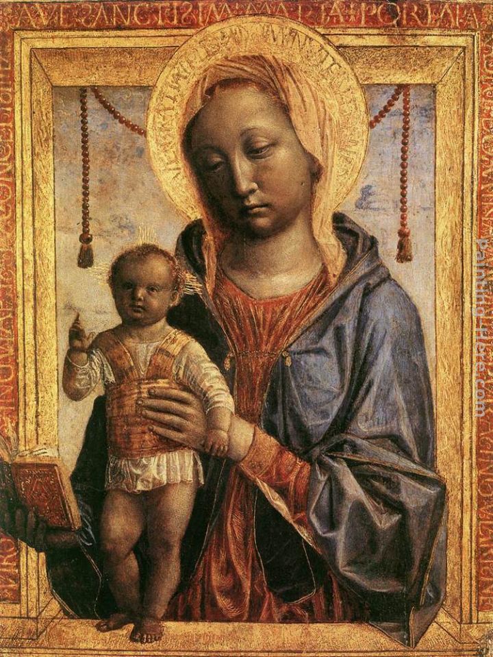 Madonna of the Book painting - Vincenzo Foppa Madonna of the Book art painting
